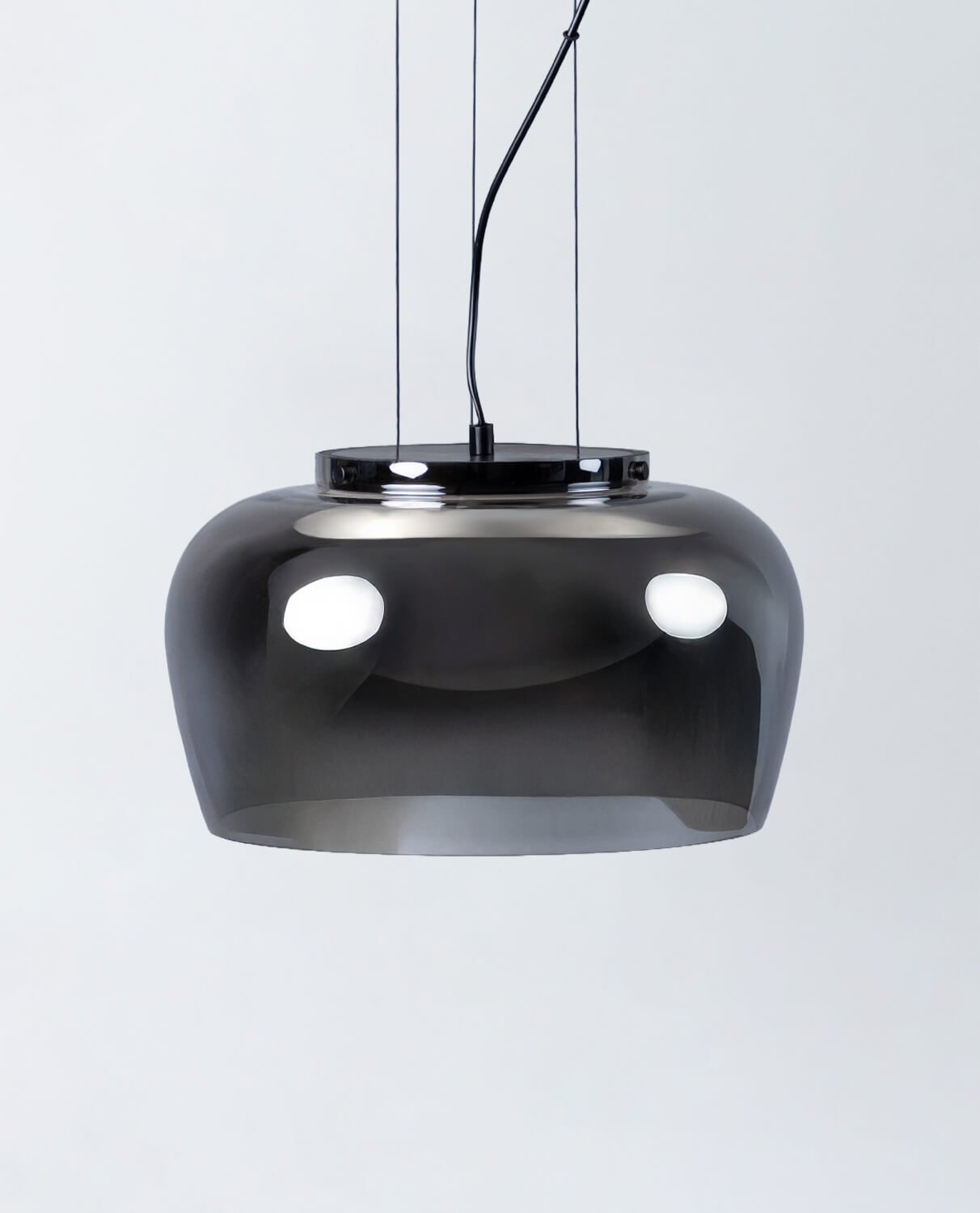 Plafonnier LED en Cristal (Ø38 cm) Lahti, image de la gelerie 1