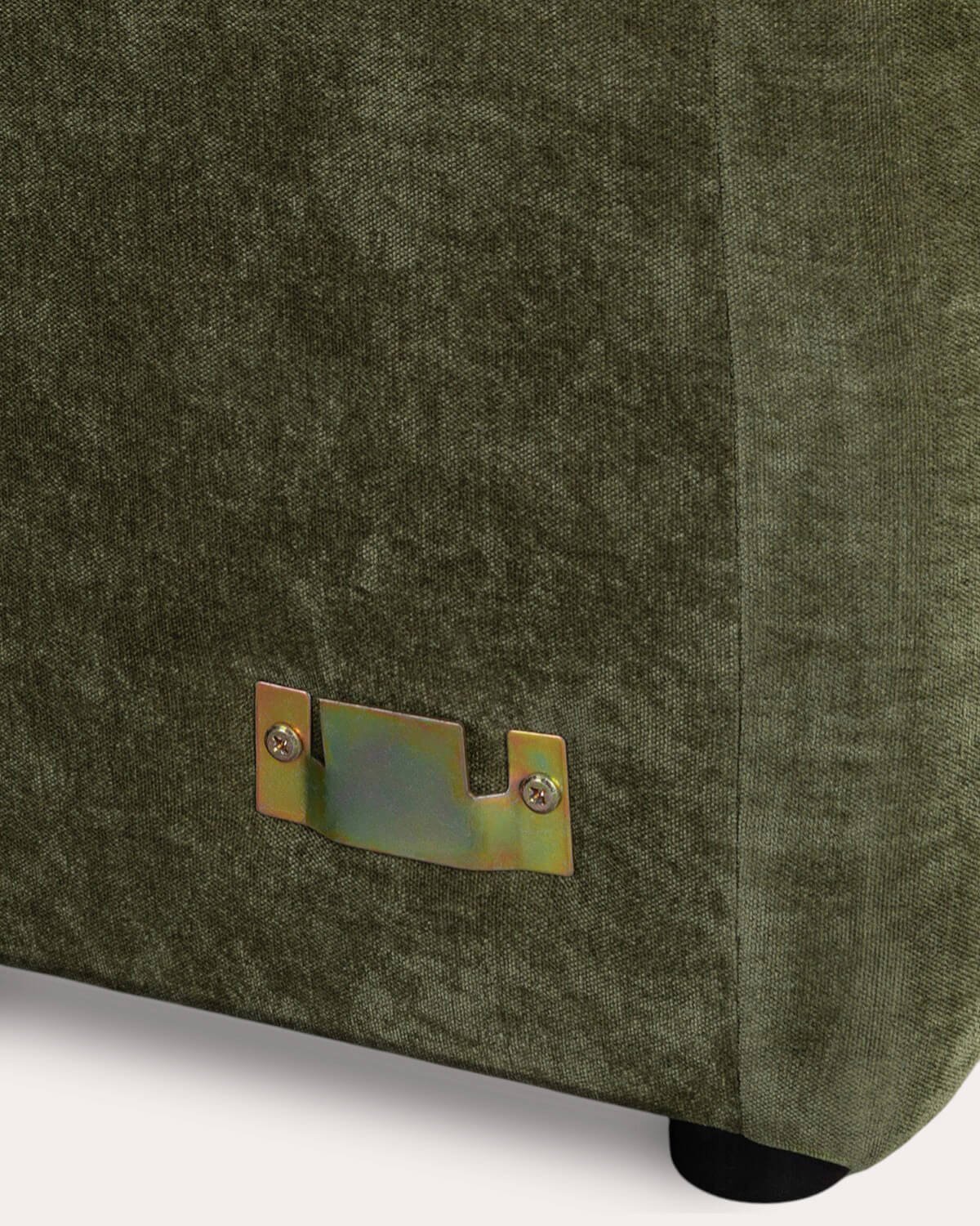 Canapé 2 Places avec Pouf en Tissu Kino, image de la gelerie 8