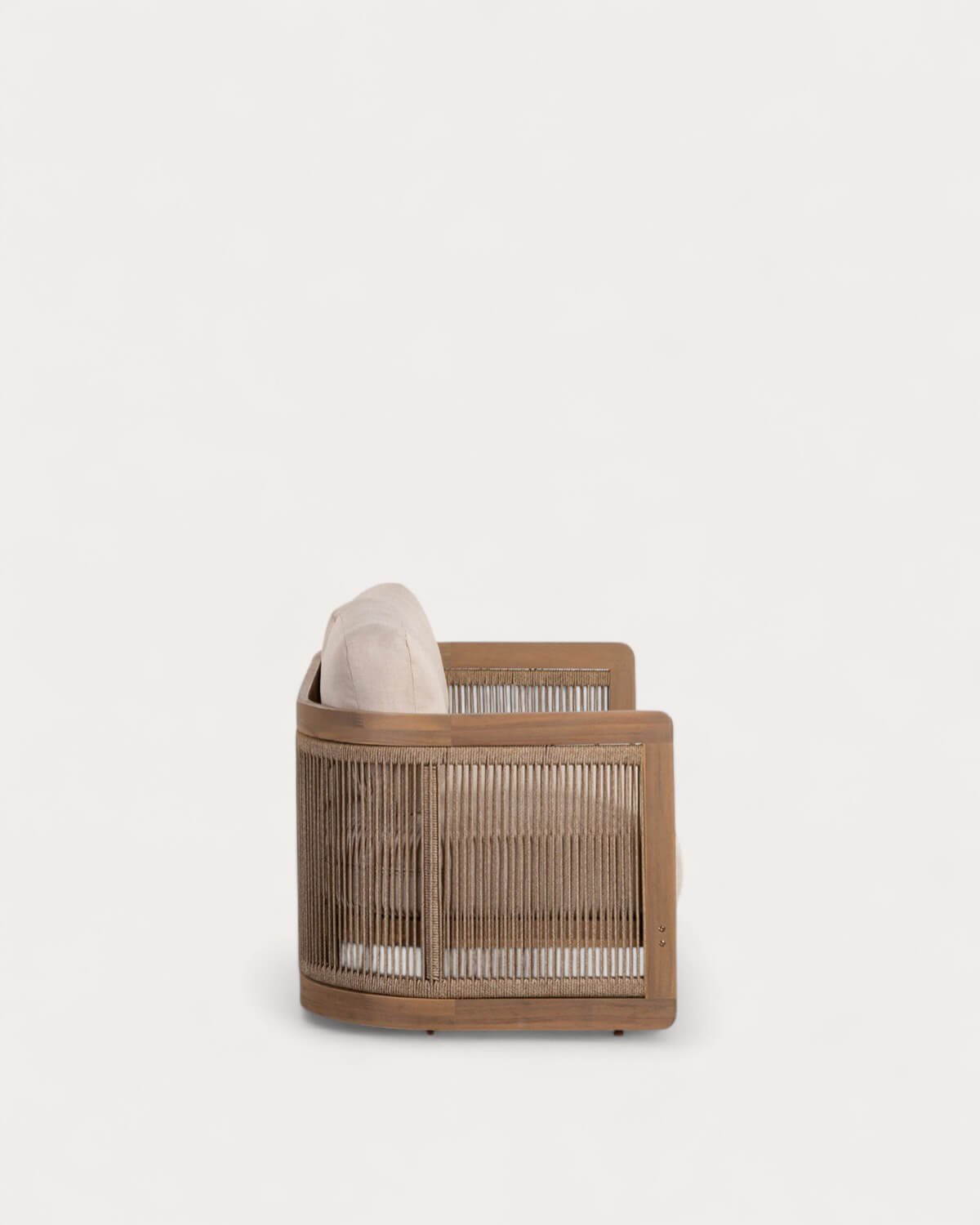 Canapé de Jardin 2 Places en Bois d'Acacia avec Coussins Mares, image de la gelerie 5