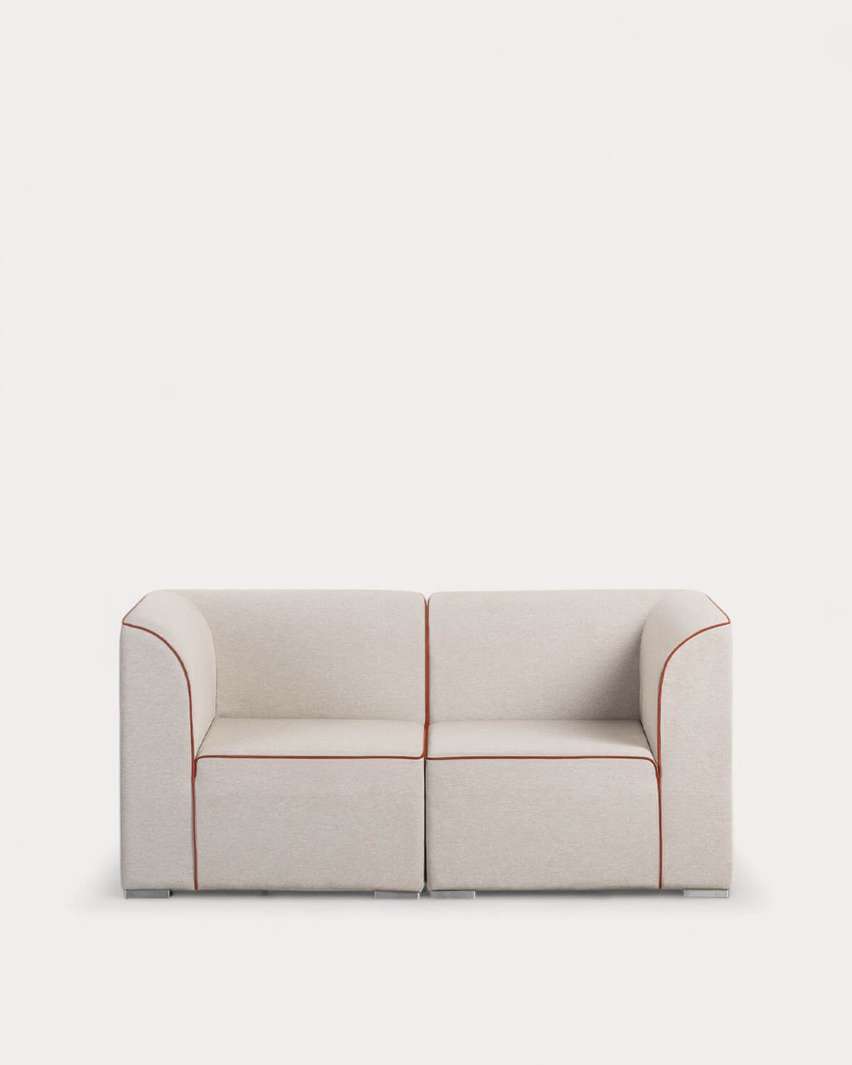 Canapé de Jardin Modulable 2 Ppièces d'Angle en Tissu Lagos, image de la gelerie 1