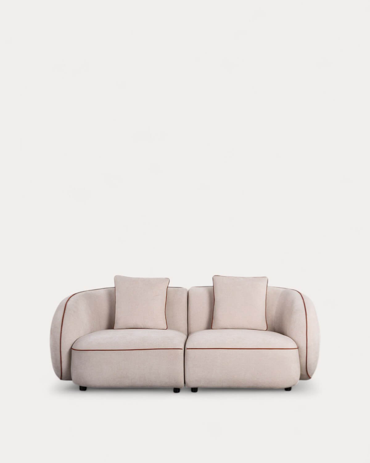 Canapé D'Angle Modulaire 2 Pièces en Tissu Ilham , image de la gelerie 1