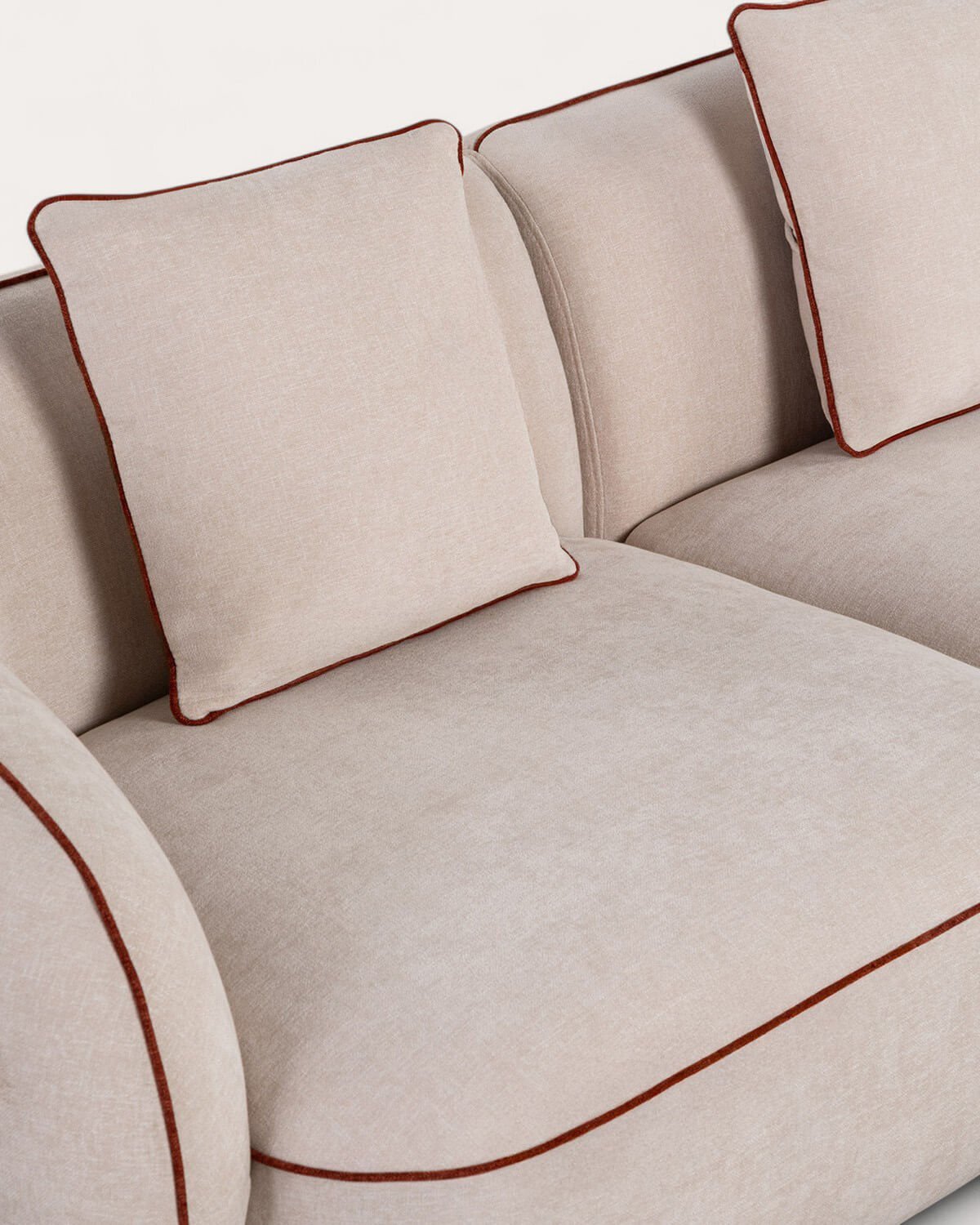 Canapé D'Angle Modulaire 2 Pièces en Tissu Ilham , image de la gelerie 3