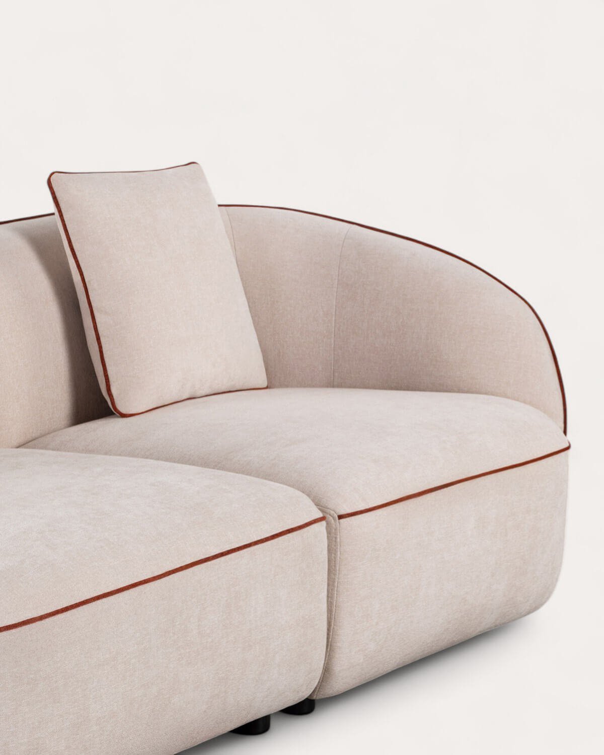 Canapé D'Angle Modulaire 2 Pièces en Tissu Ilham , image de la gelerie 6