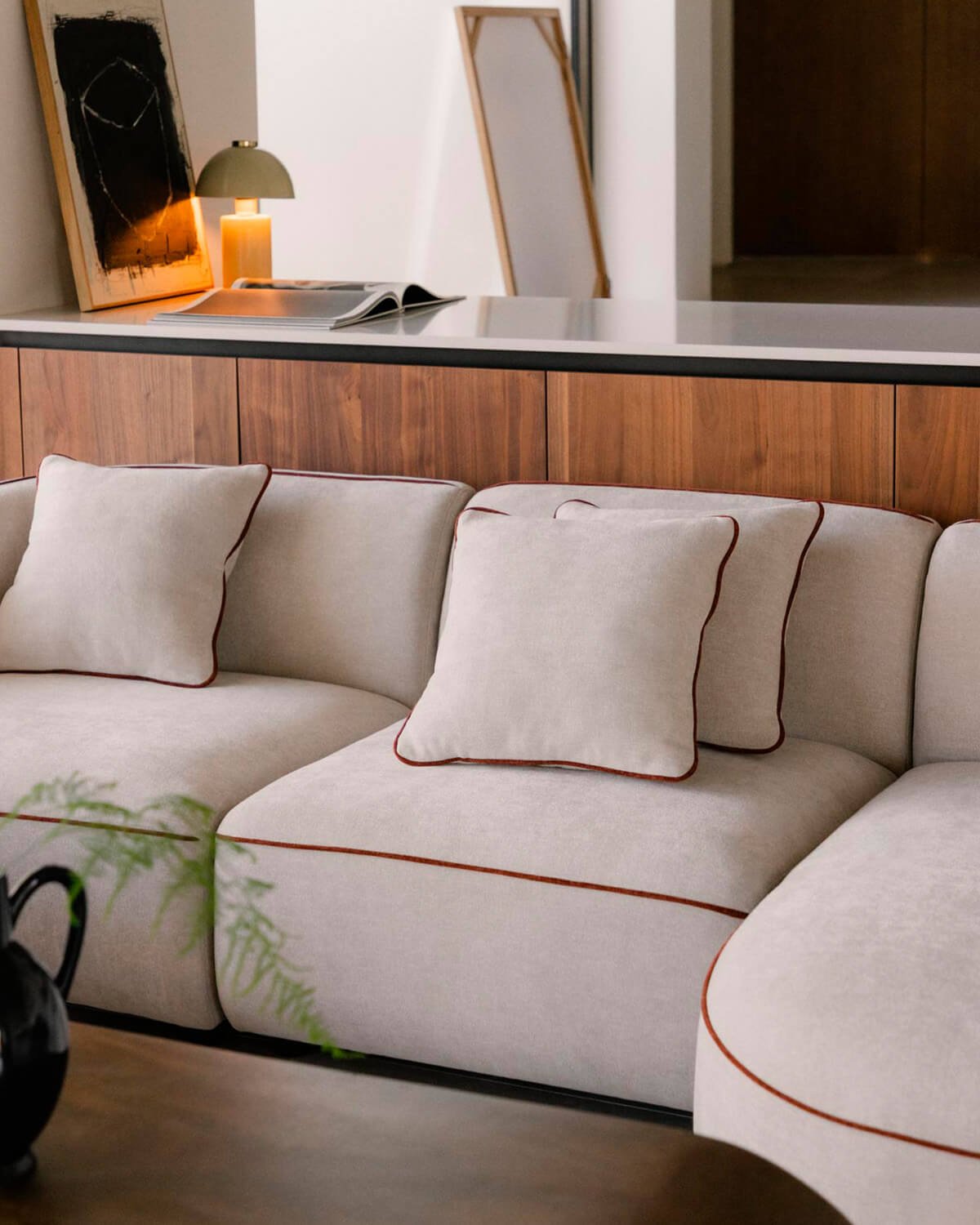 Module Fauteuil en Tissu pour Canapé Ilham, image de la gelerie 2