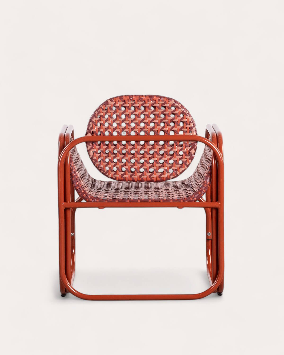 Fauteuil avec des accoudoirs en Aluminiun et Rotin Synthétique Roys, image de la gelerie 4