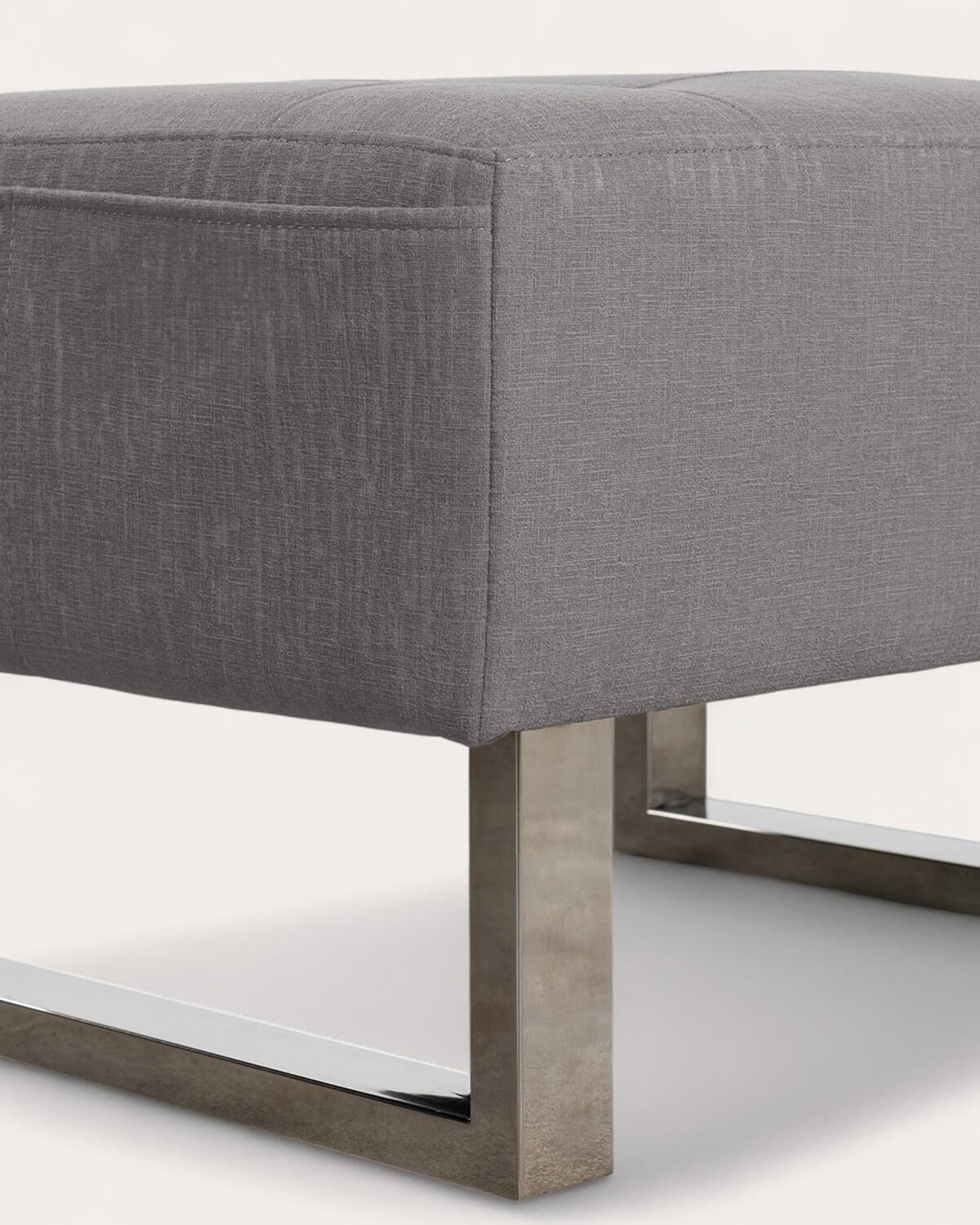 Fauteuil Inclinable avec Repose-Pieds en Tissu et Bois 70s, image de la gelerie 4