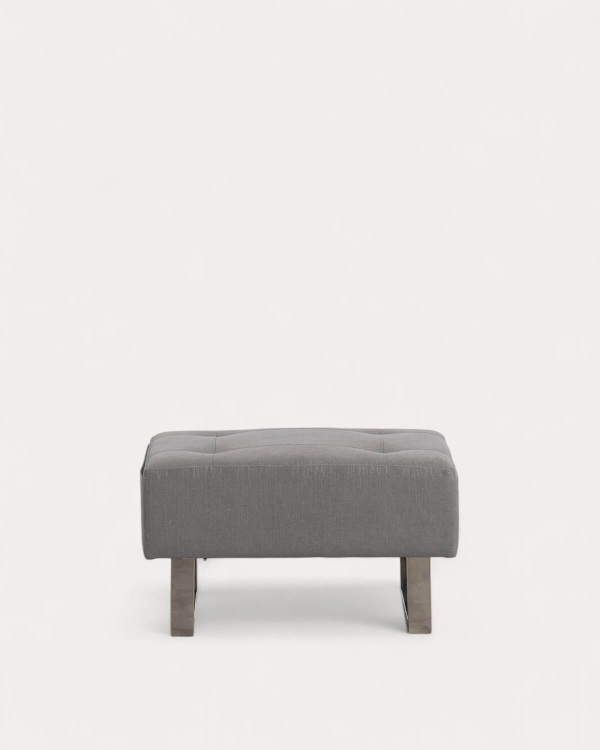 Fauteuil Inclinable avec Repose-Pieds en Tissu et Bois 70s, image de la gelerie 3