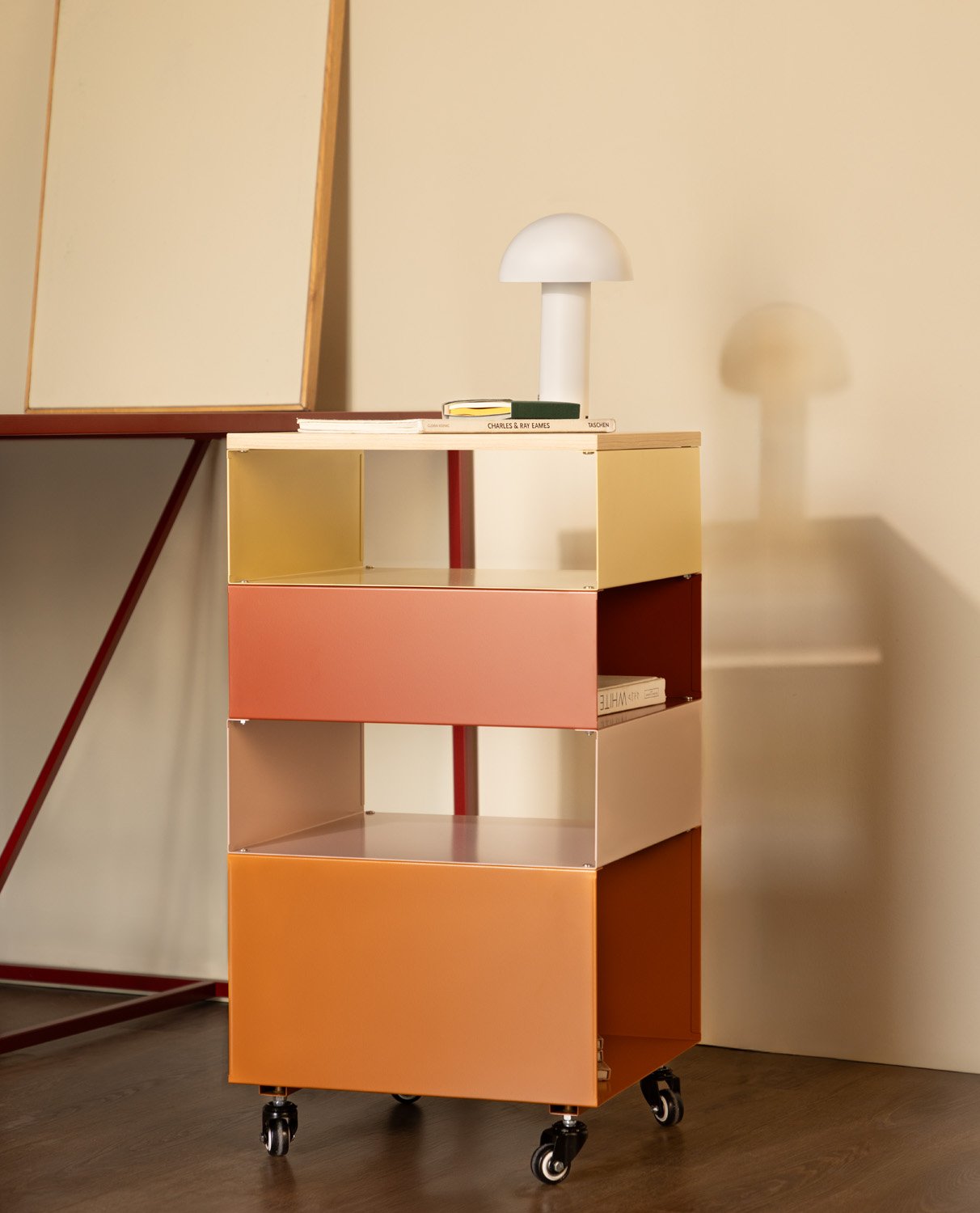 Etagère avec Roulettes en Métal (76x40 cm) Aiora, image de la gelerie 2