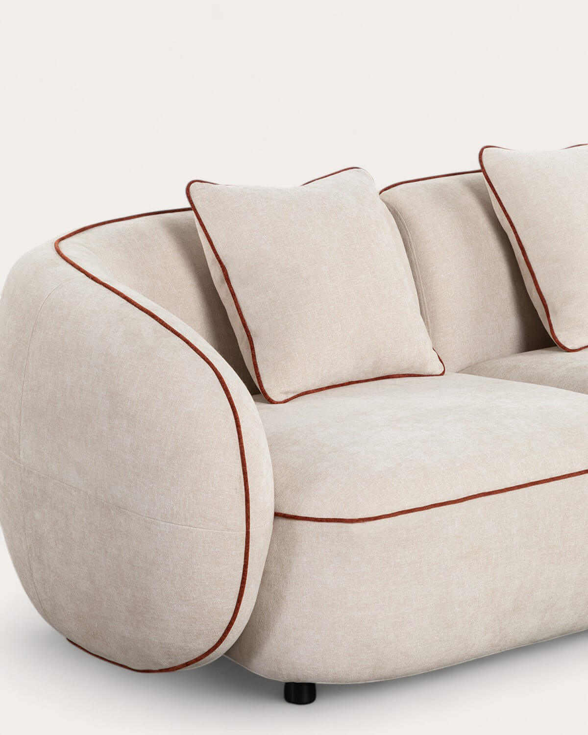 Canapé D'Angle Modulable 2 Pièces avec Fauteuil en Tissu Ilham, image de la gelerie 6