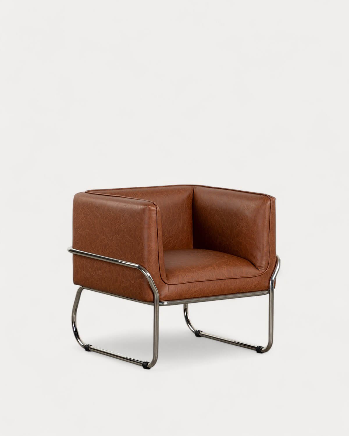 Fauteuil en Similicuir et Métal Marcellus, image de la gelerie 1