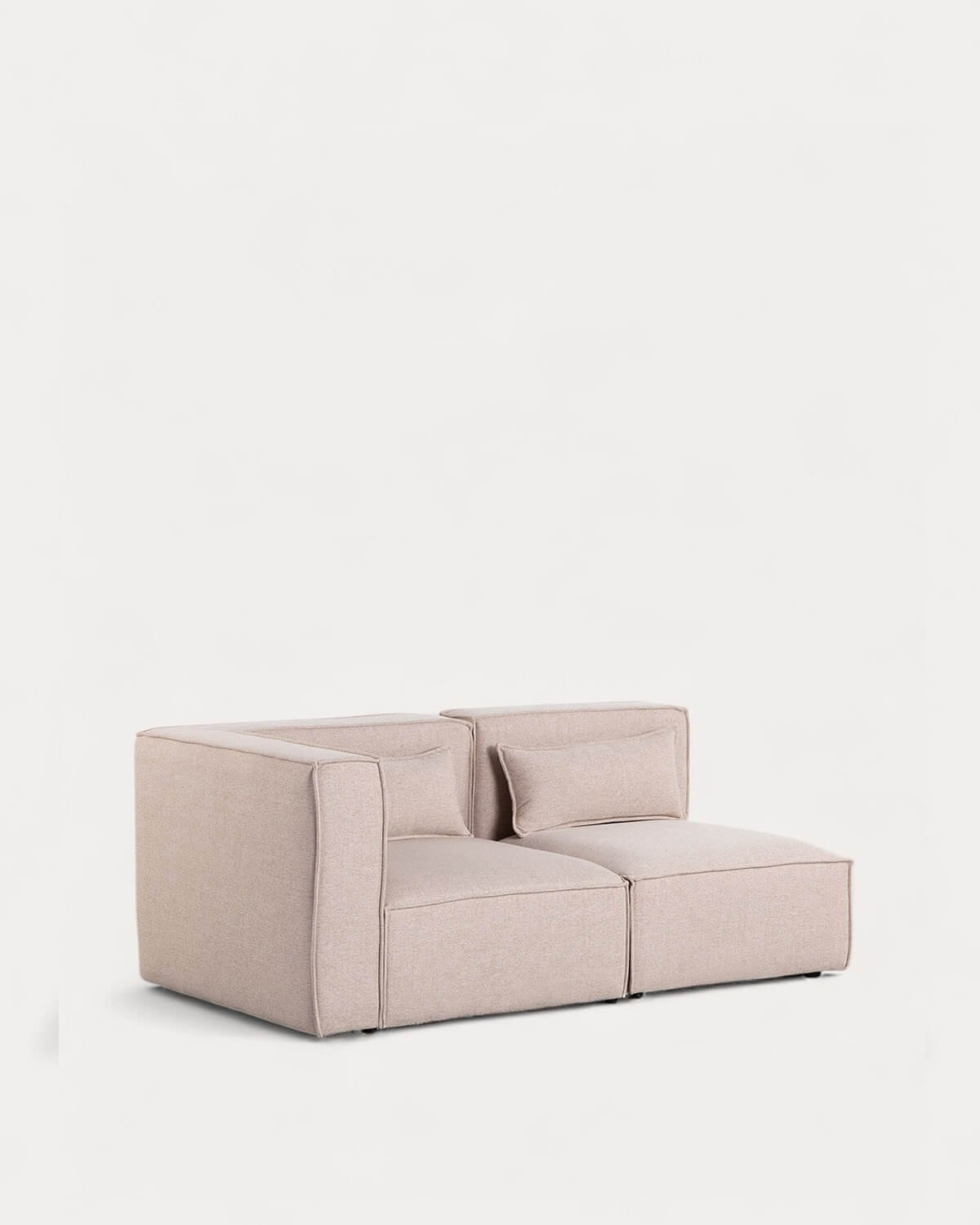 Canapé Modulable d'Angle 2 pièces en Tissu Kilhe , image de la gelerie 1