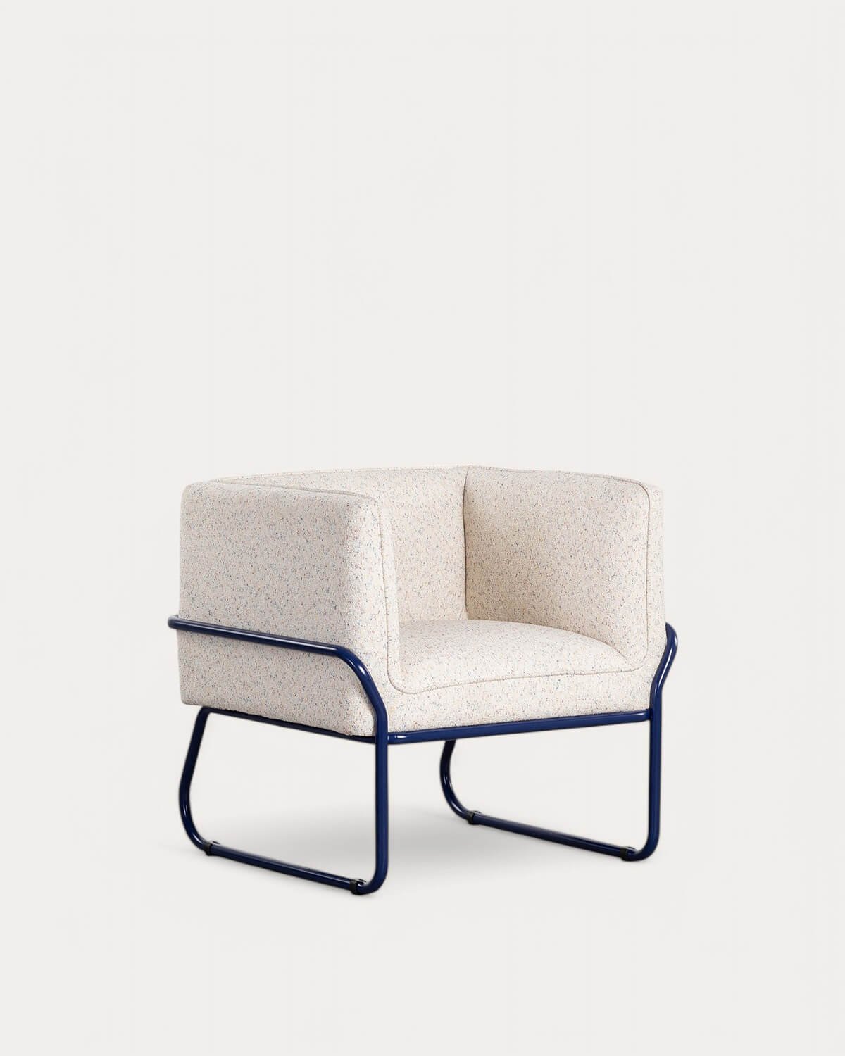 Fauteuil en tissu et métal Marcellus , image de la gelerie 1