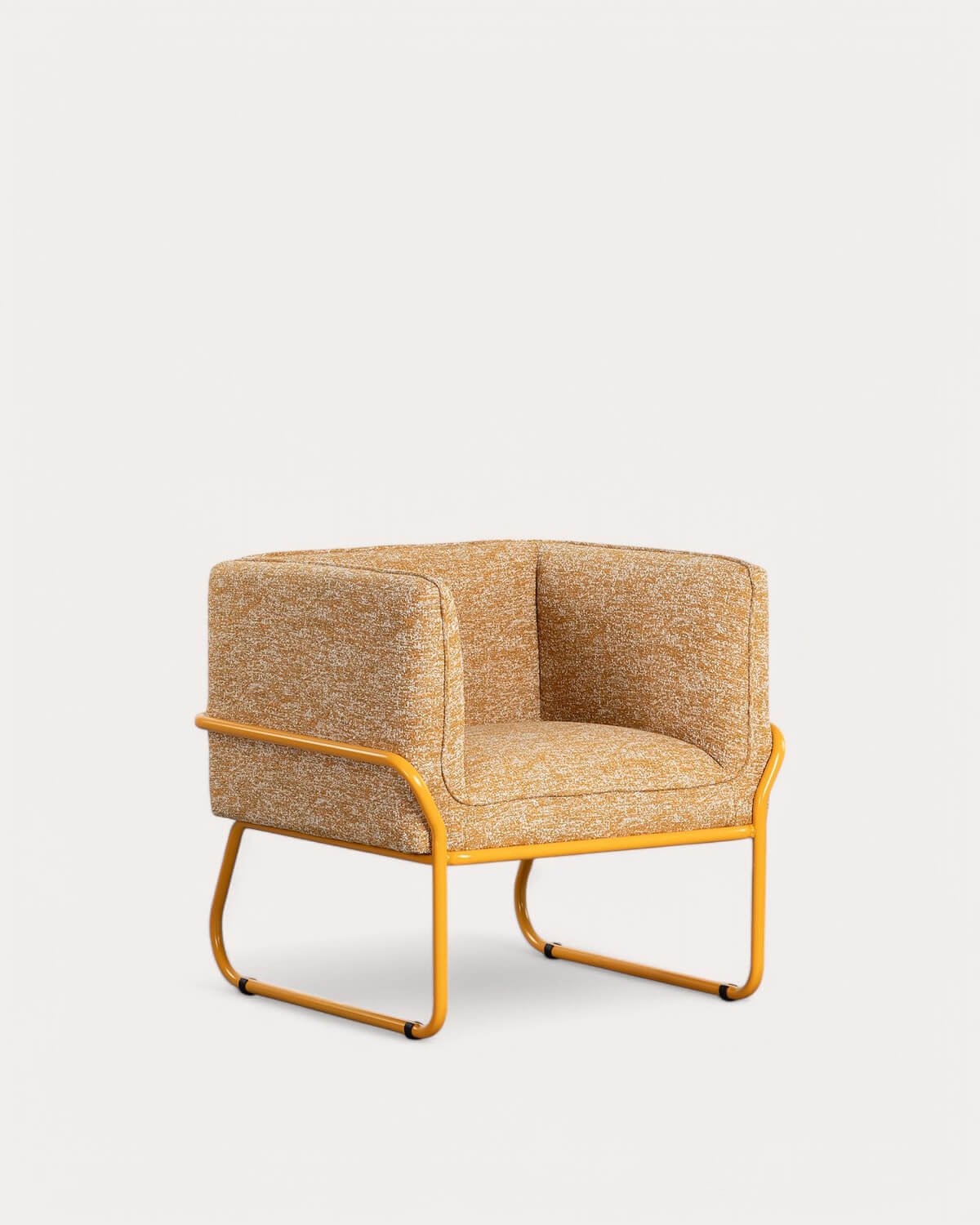 Fauteuil en tissu et métal Marcellus , image de la gelerie 1