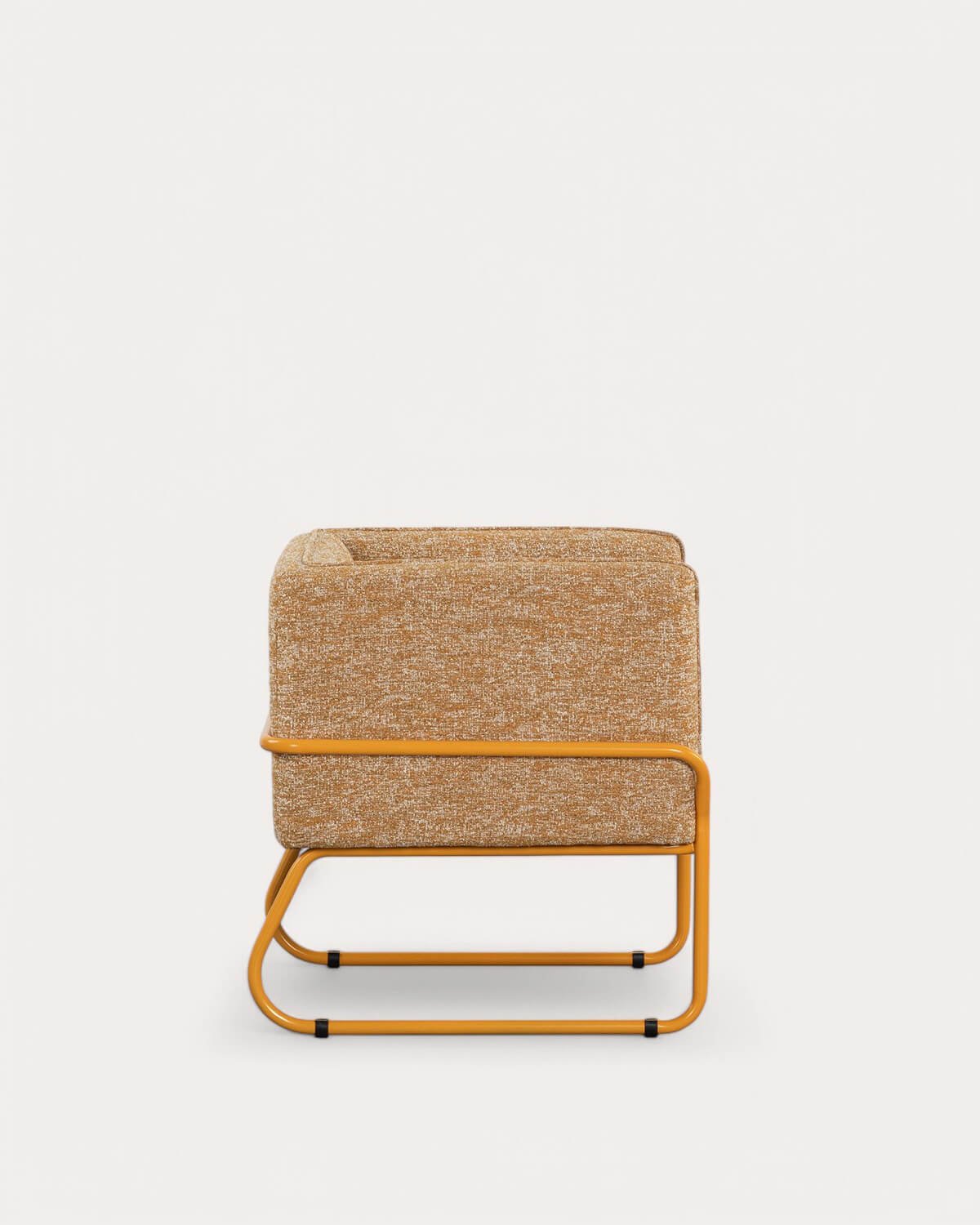 Fauteuil en tissu et métal Marcellus , image de la gelerie 4