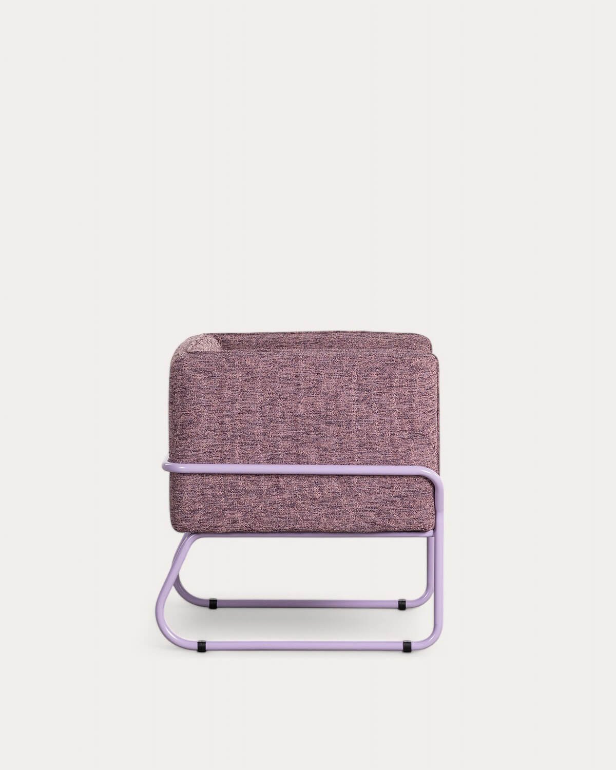 Fauteuil en tissu et métal Marcellus , image de la gelerie 2