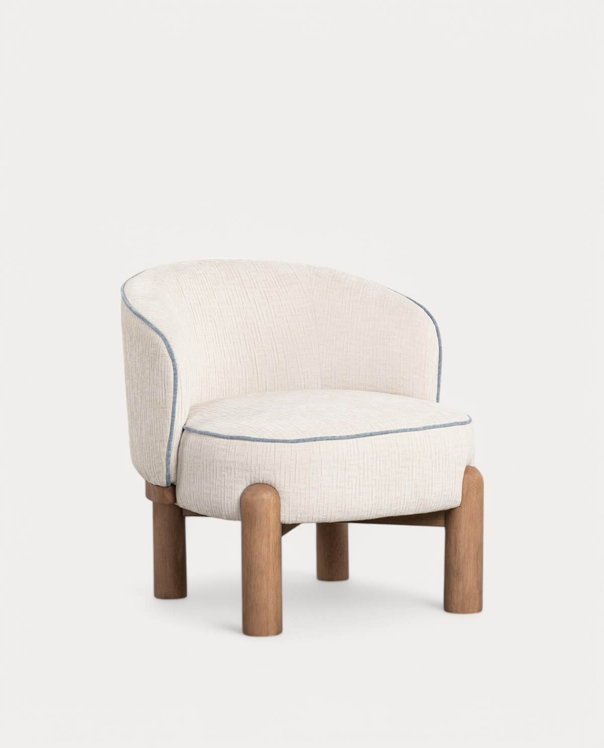 Fauteuil en Tissu et Bois Louis , image de la gelerie 1