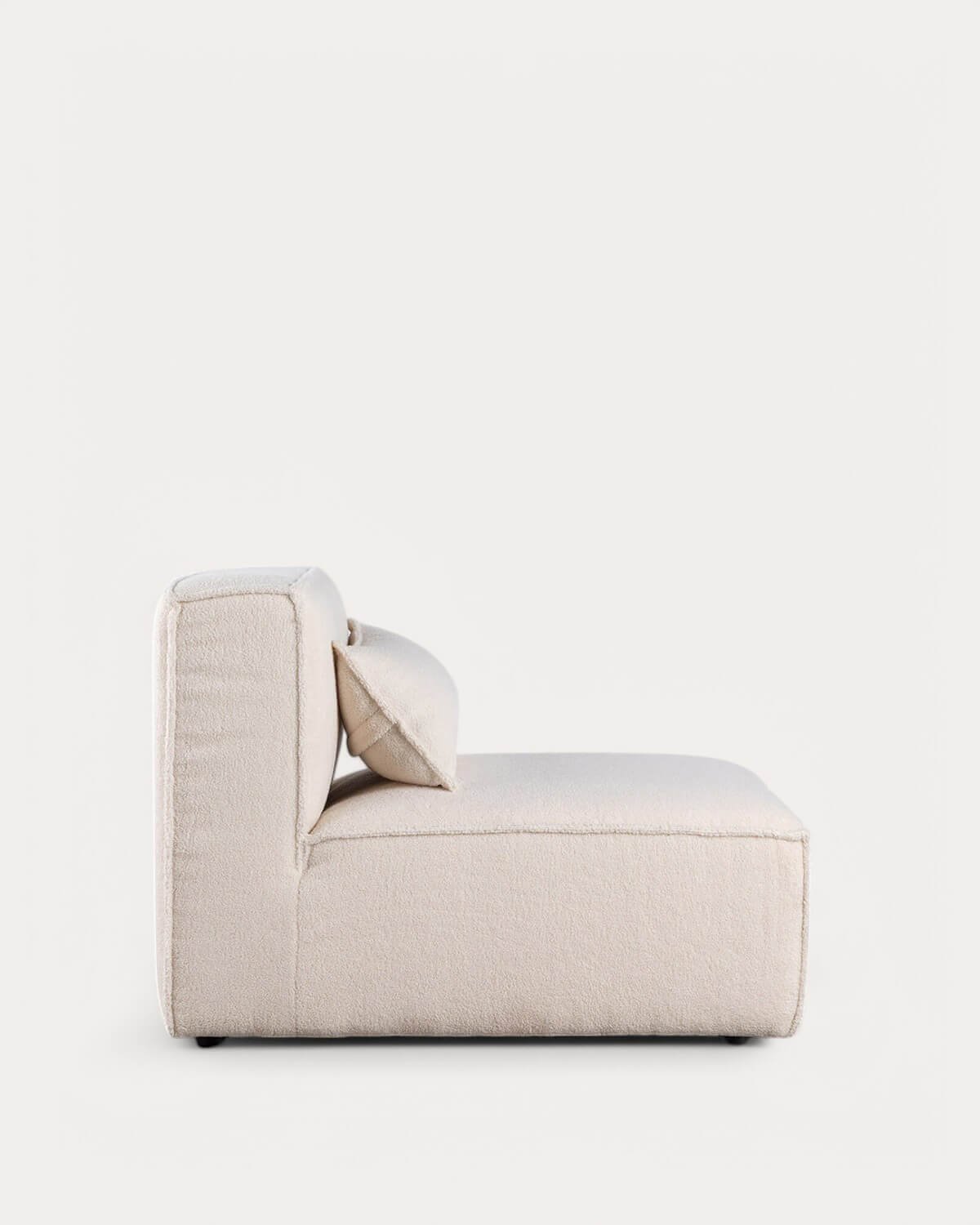 Canapé d'Angle Modulable 2 Pièces en Tissu Bouclé Kilhe, image de la gelerie 3