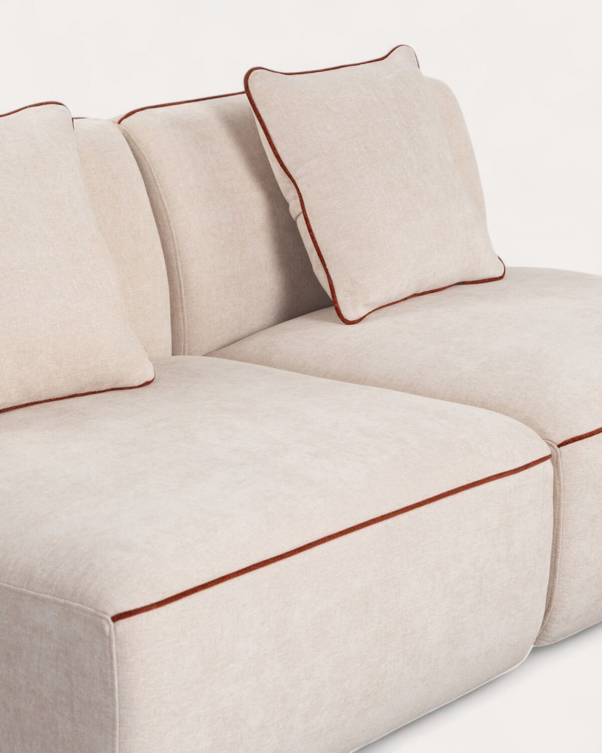 Canapé Modulable 2 Pièces Fauteuil en Tissu Ilham , image de la gelerie 4