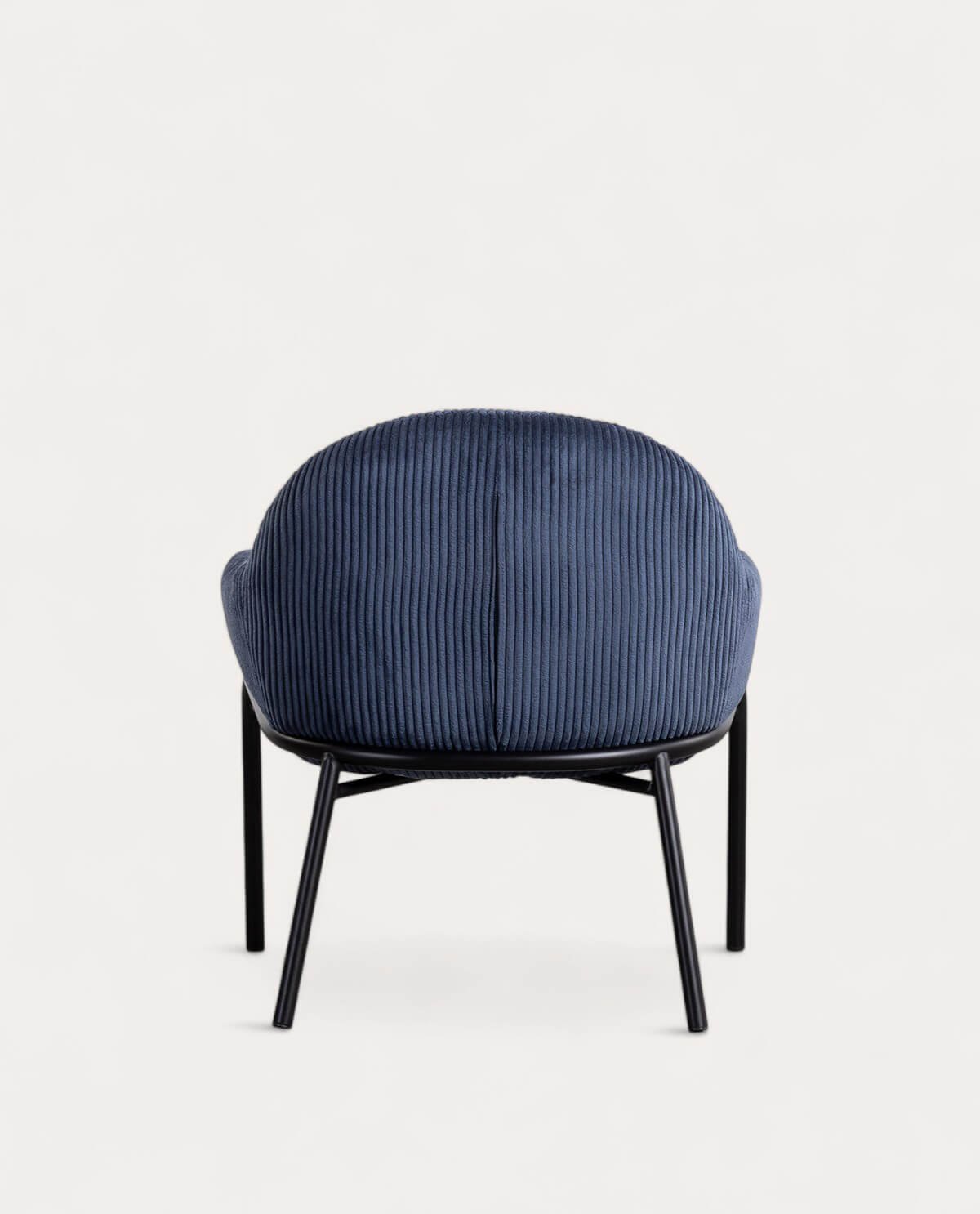 Fauteuil en Velours Épais et Métal Bres , image de la gelerie 5