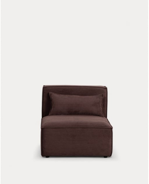 Module de Fauteuil et Canapé en Velours Côtelé Épais Kilhe