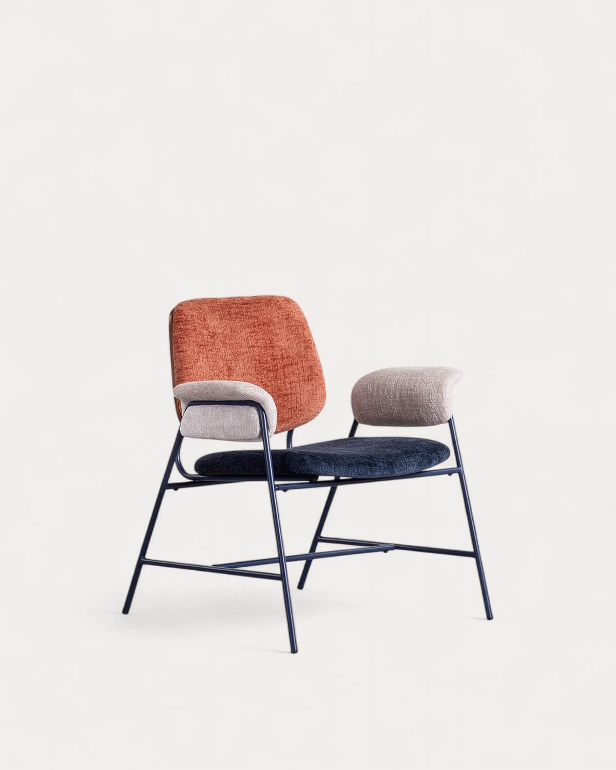 Fauteuil avec Accoudoirs en Métal et Tissu Vegas, image de la gelerie 1