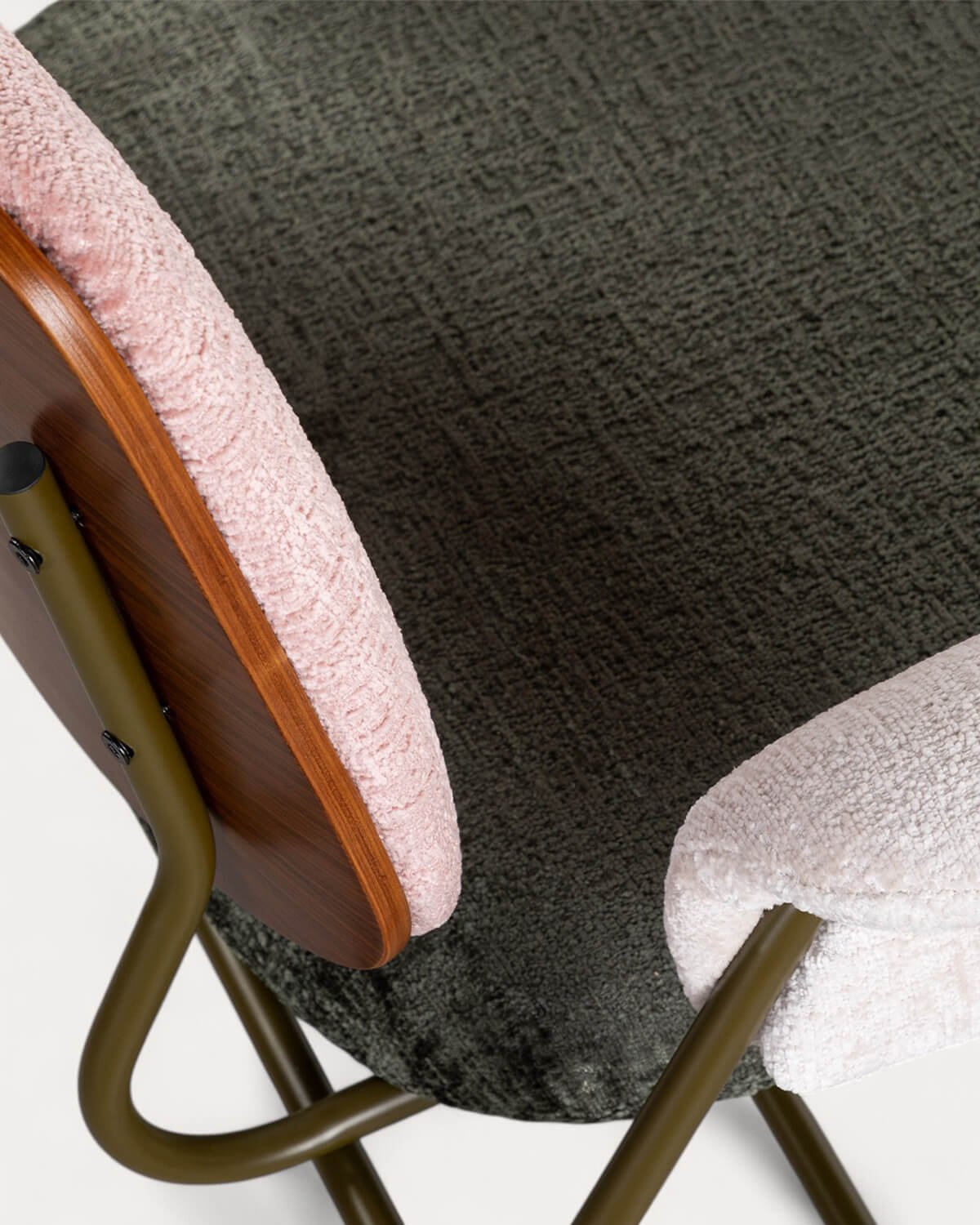 Fauteuil avec Accoudoirs en Métal et Tissu Vegas, image de la gelerie 7