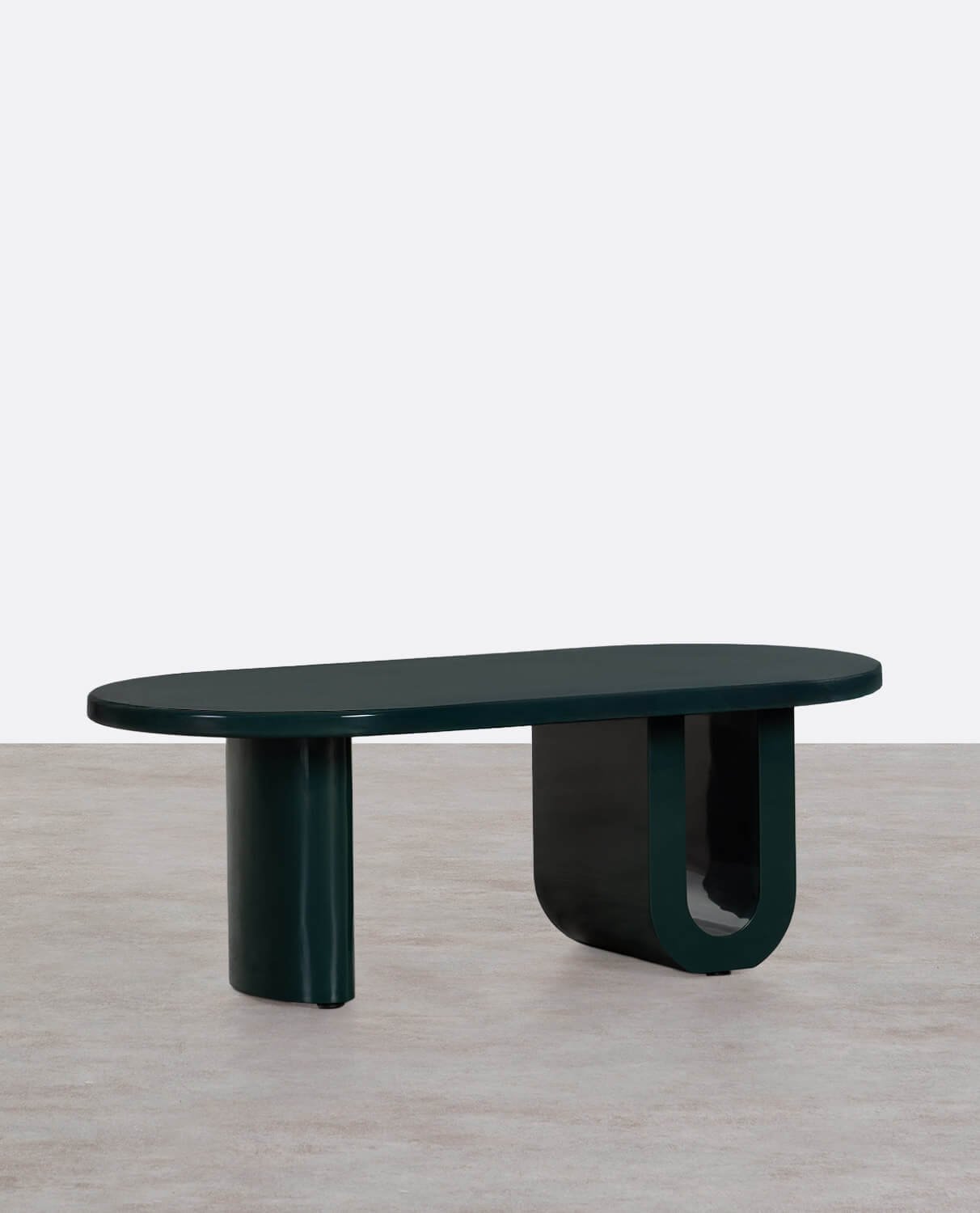 Table de Centre Ovale en Bois (120x60 cm) Surfys, image de la gelerie 1