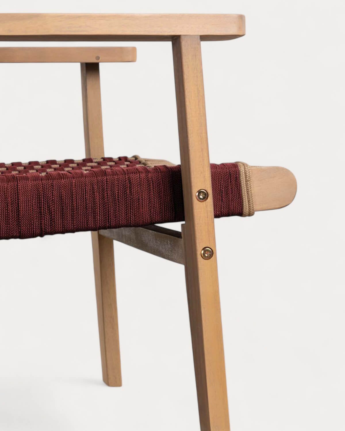 Fauteuil de jardin en bois d'acacia et corde Mirle, image de la gelerie 6