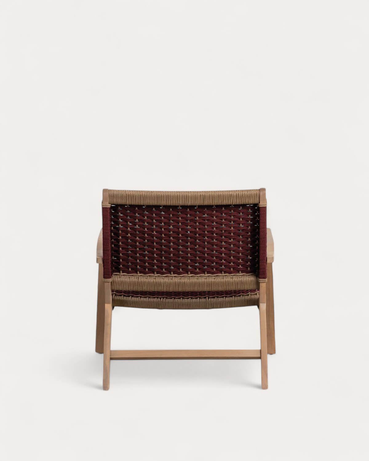 Fauteuil de jardin en bois d'acacia et corde Mirle, image de la gelerie 5