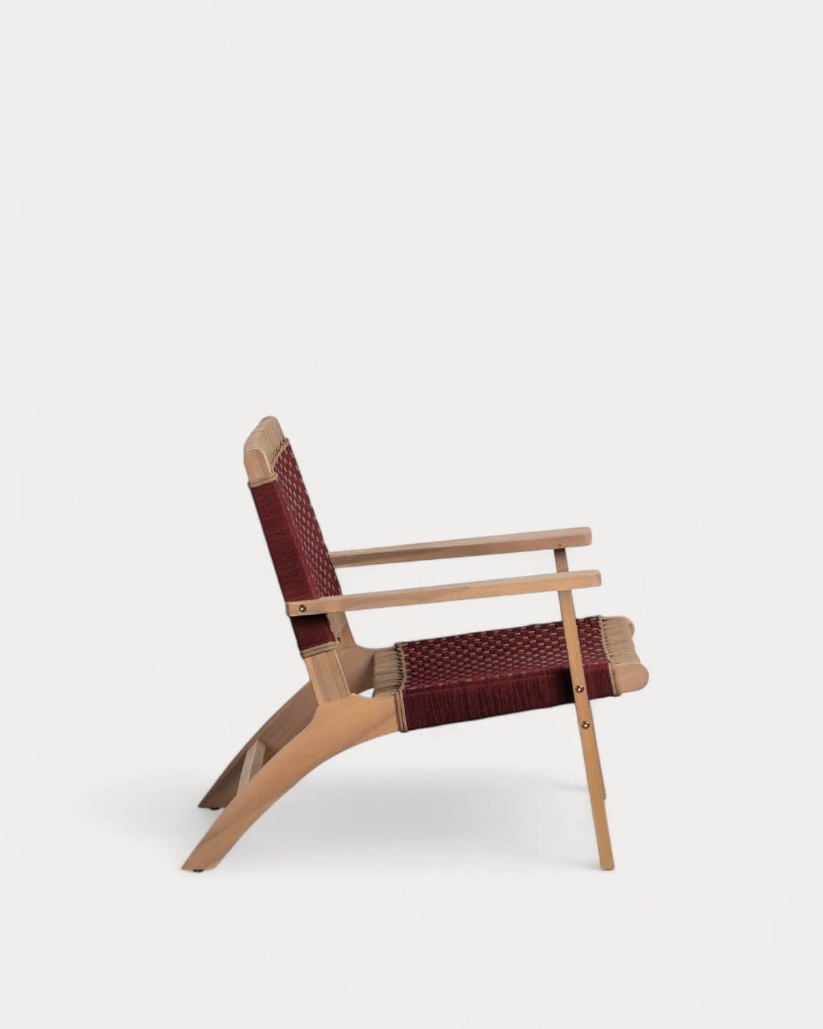 Fauteuil de jardin en bois d'acacia et corde Mirle, image de la gelerie 4