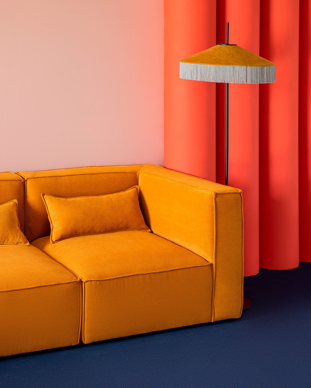 Module de Fauteuil d'Angle pour Canapé en Velours Côtelé Kilhe, image de la gelerie 2