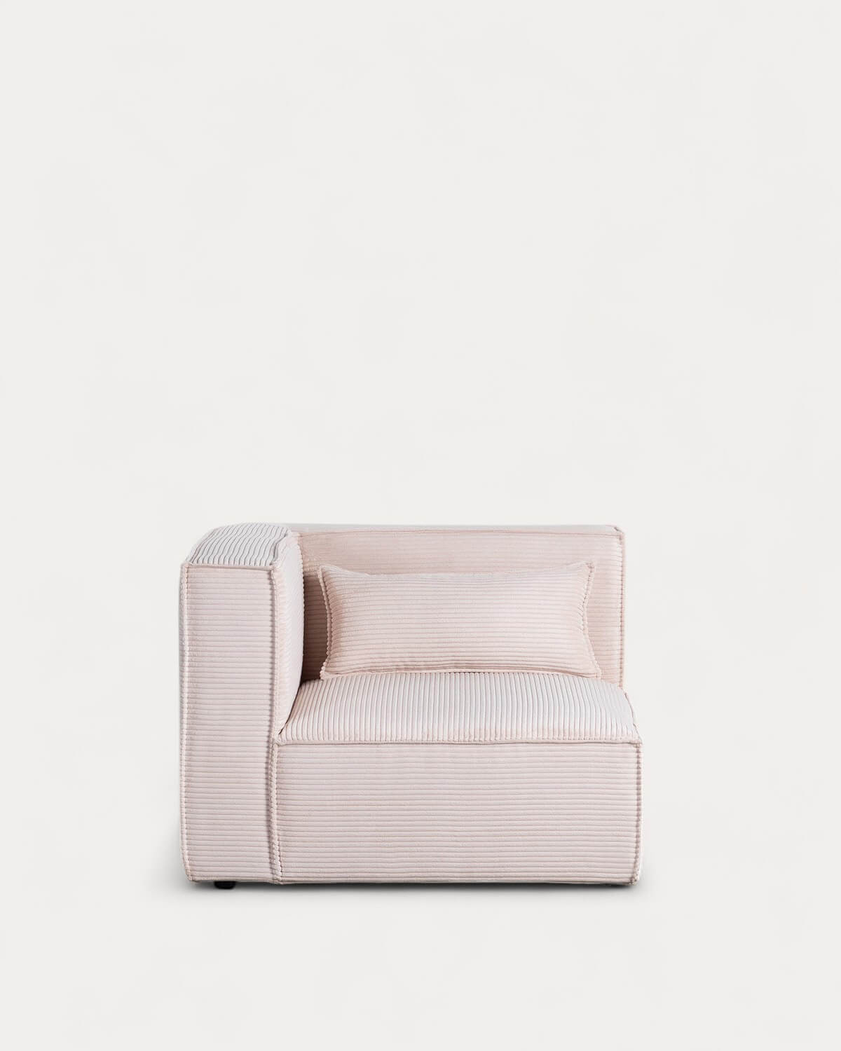 Module de Fauteuil d'Angle en Velours Côtelé Épais Kilhe, image de la gelerie 5