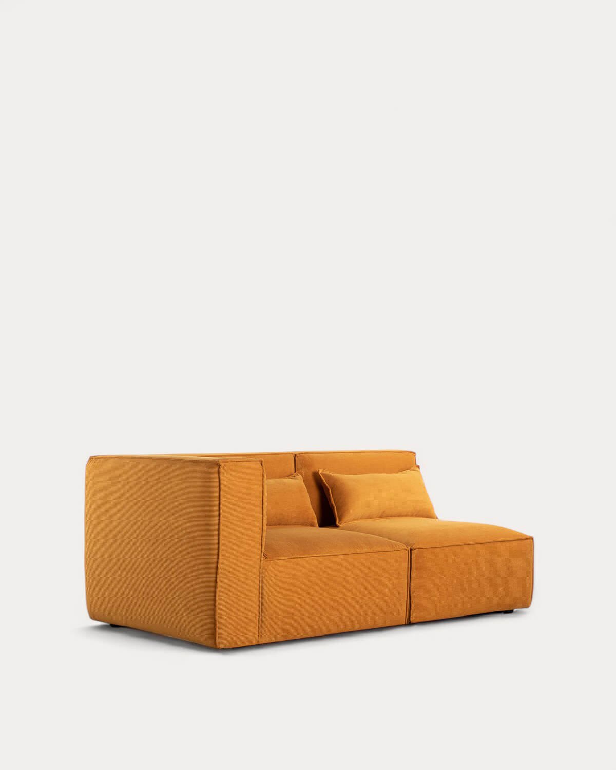 Canapé d'Angle Modulaire 2 Pièces en Velours Côtelé Kilhe, image de la gelerie 1