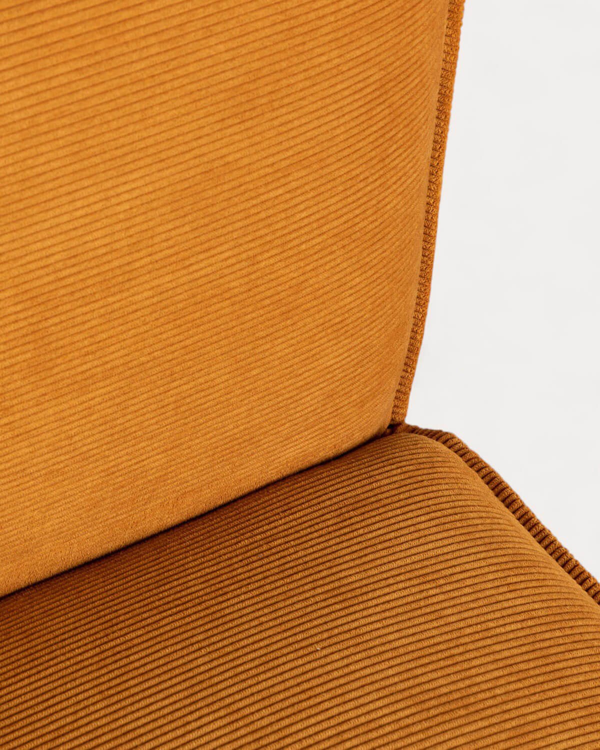 Canapé Modulaire 2 pièces et Pouf en Velours Côtelé Kilhe, image de la gelerie 4