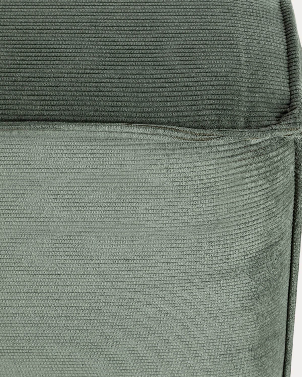 Canapé Modulaire 2 pièces et Pouf en Velours Côtelé Kilhe, image de la gelerie 5