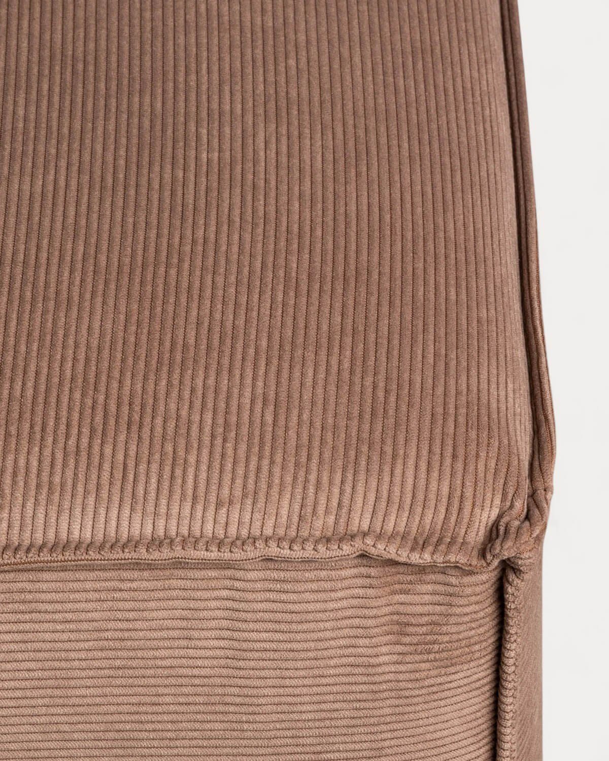 Fauteuil d'Angle Modulable Kilhe en Velours Côtelé avec Pouf, image de la gelerie 4