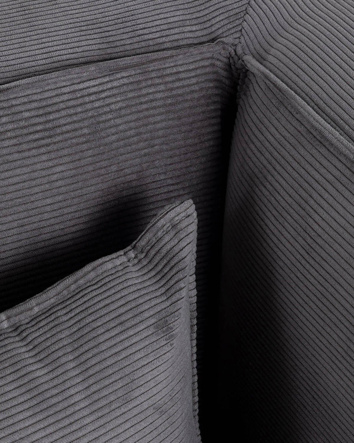 Fauteuil d'Angle Modulable Kilhe en Velours Côtelé avec Pouf, image de la gelerie 4