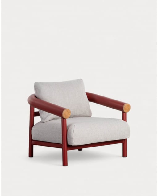 Chaise de Jardin en Aluminium avec Coussins Cheryl