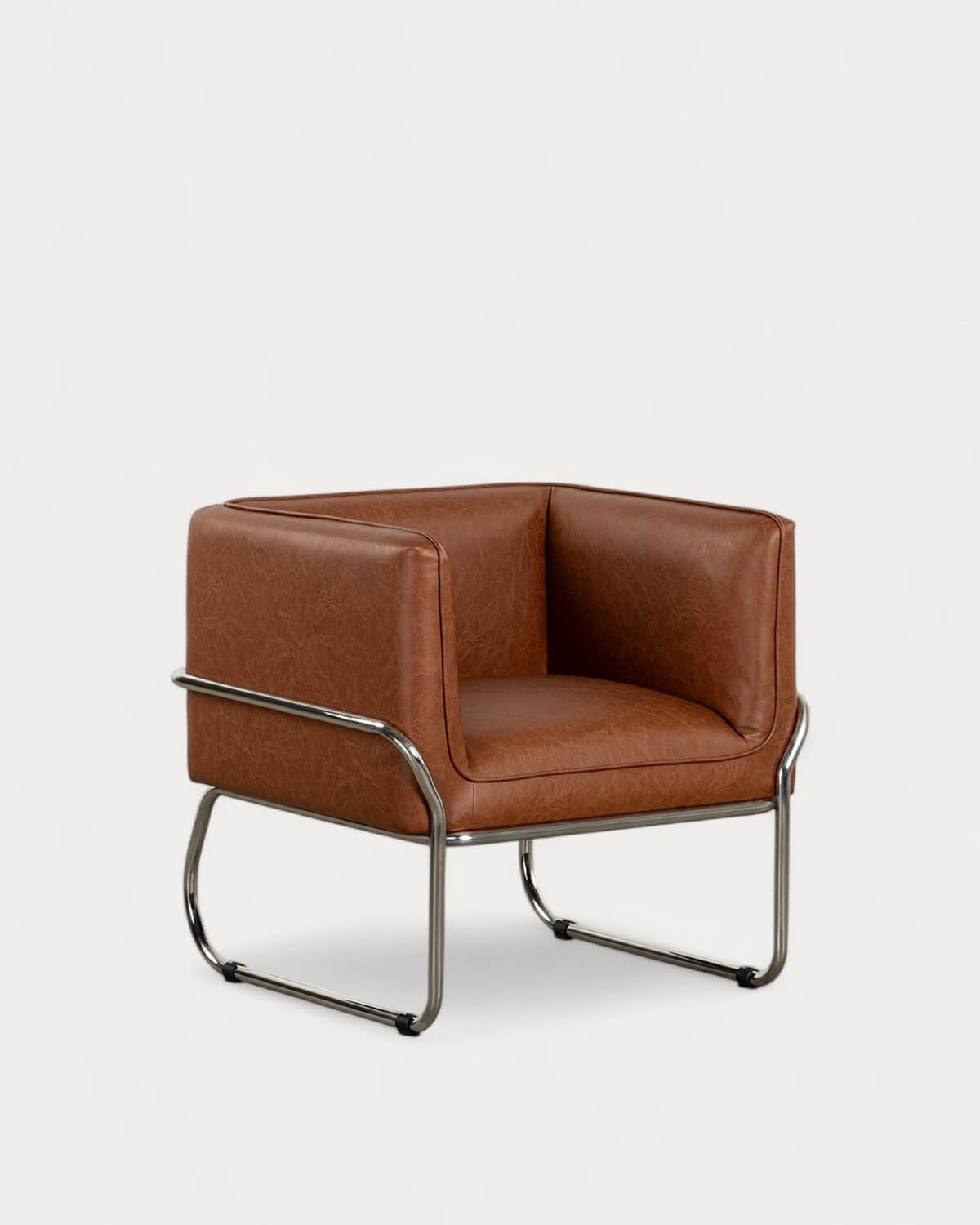 Fauteuil en Similicuir et Métal Marcellus, image de la gelerie 1