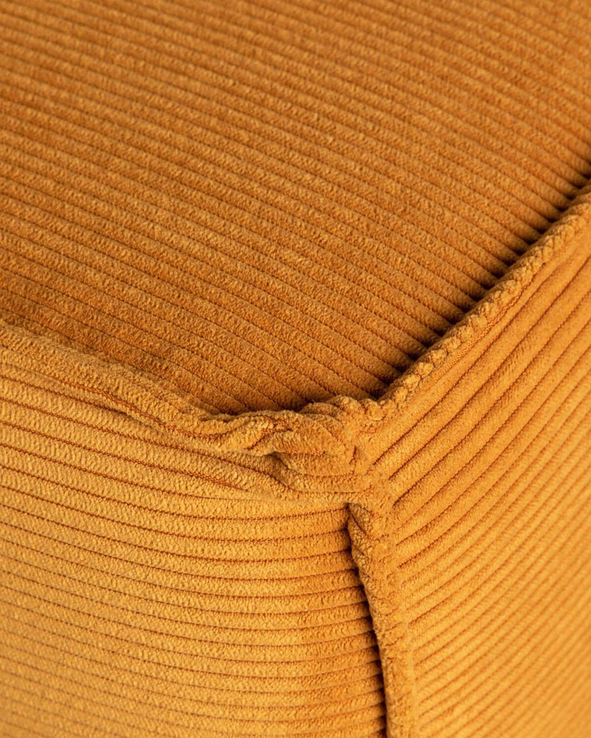 Canapé Modulaire 4 Pièces avec 2 Fauteuils d'Angle et Pouf en Velours Côtelé Kilhe, image de la gelerie 5