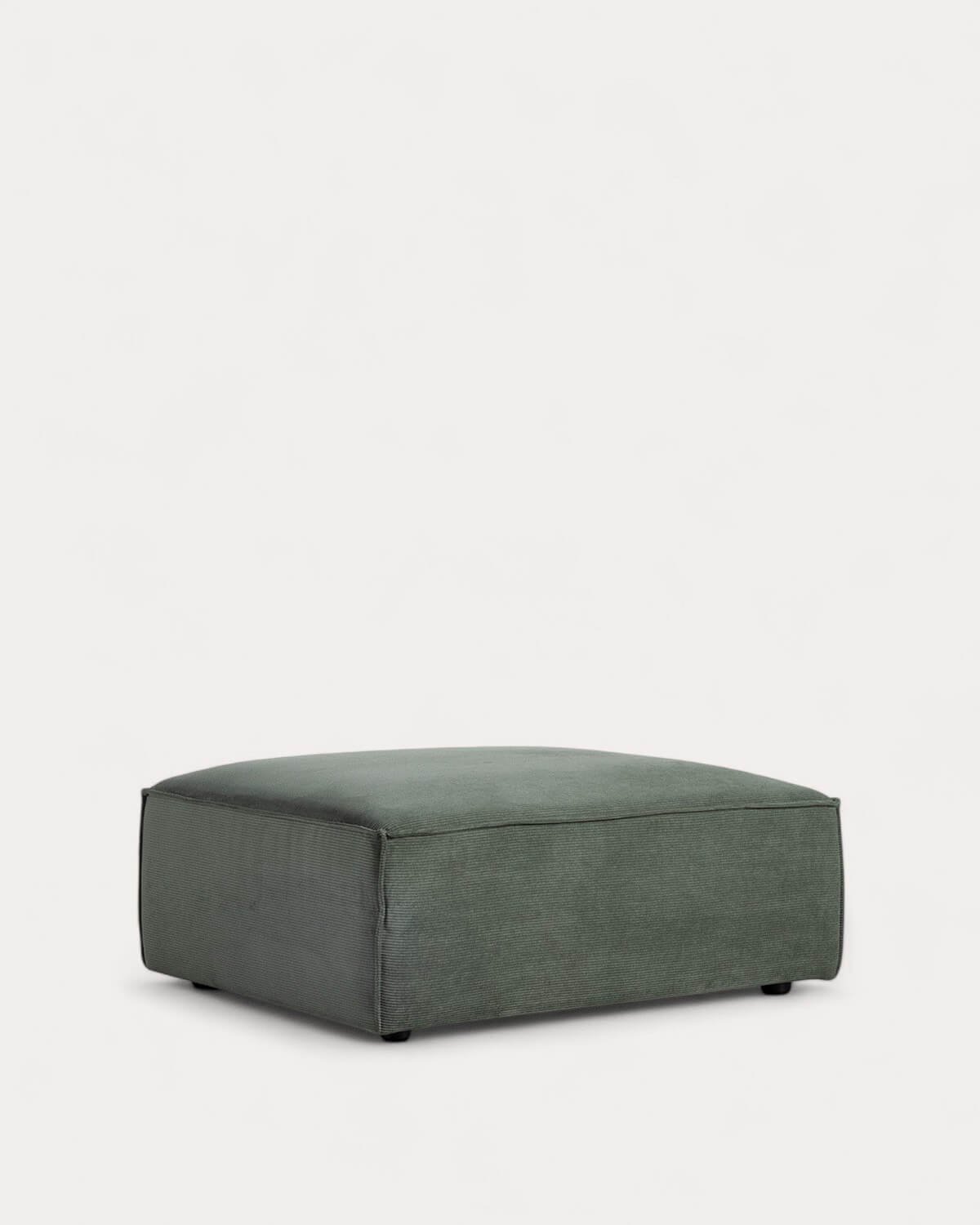 Canapé Modulaire et Pouf 5 Pièces en Velours Côtelé Kilhe, image de la gelerie 4
