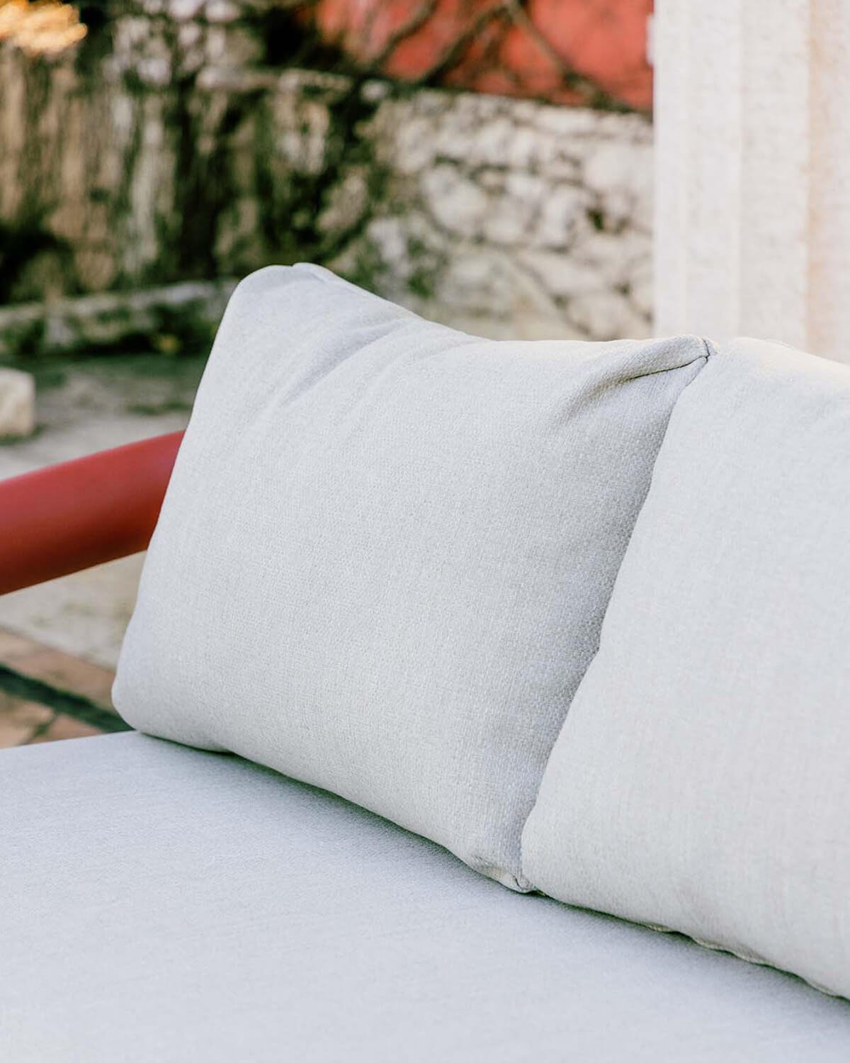 Canapé de Jardin 3 Places en Aluminium avec Coussins Cheryl, image de la gelerie 3