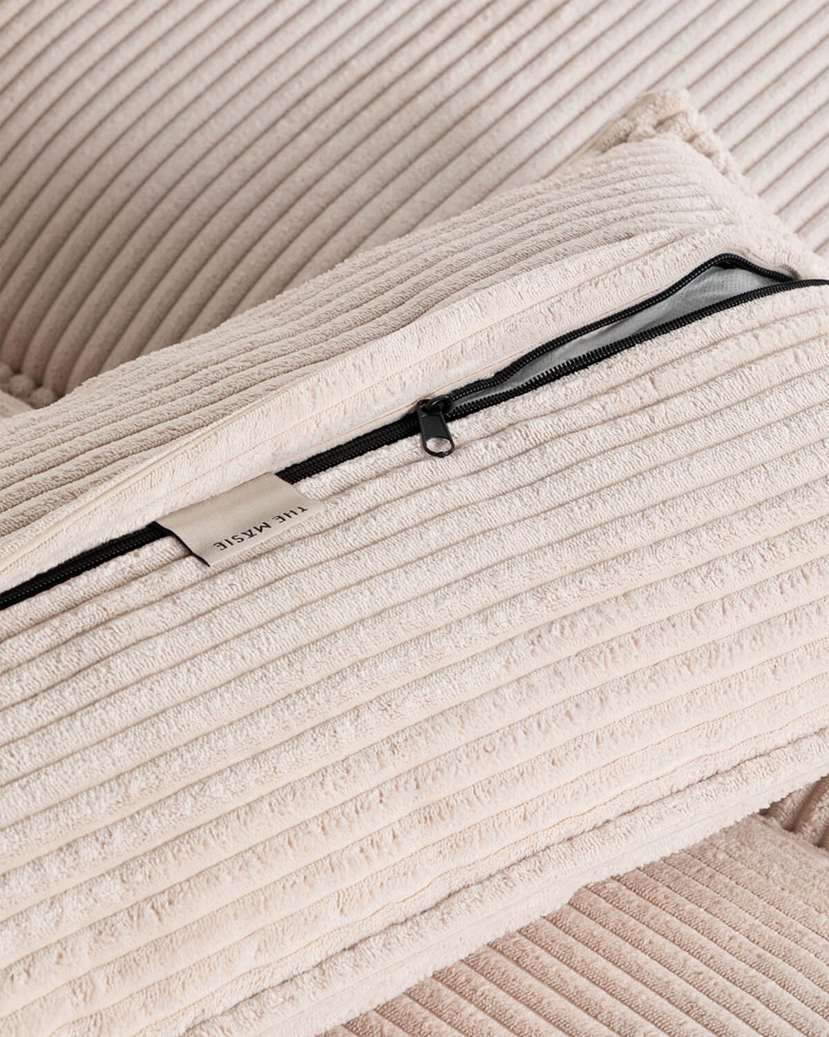 Canapé Chaise Longue Modulaire en Velours Côtelé Épais Kilhe, image de la gelerie 6