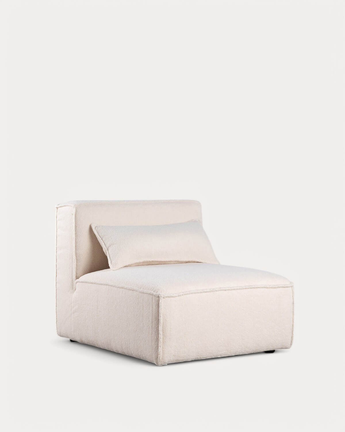 Canapé modulable 3 pièces en tissu Bouclé Kilhe, image de la gelerie 3