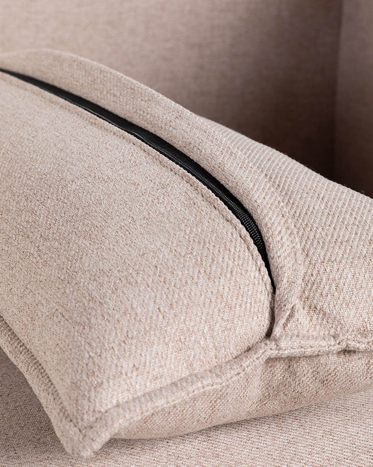 Canapé Modulable 4 pièces avec 3 Fauteuils en Tissu Kilhe , image de la gelerie 4