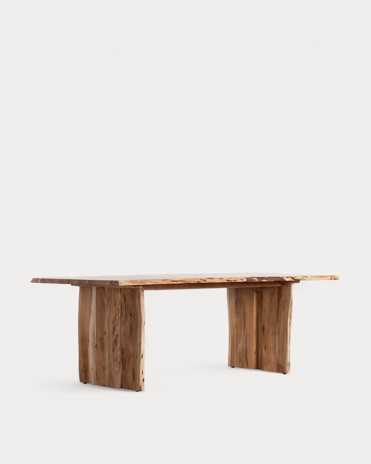 Table à Manger Rectangulaire en Bois d'acacia (220x102 cm) New Aris, image de la gelerie 1