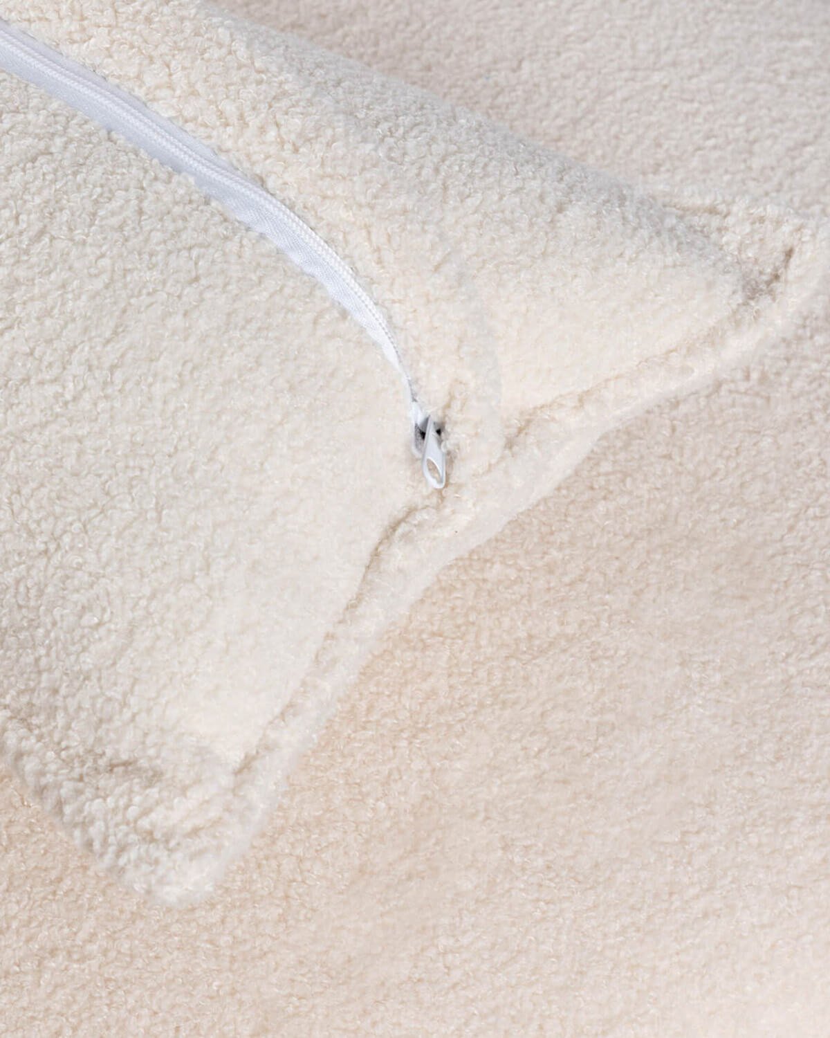 Canapé Modulaire 4 Pièces et Pouf en Tissu Bouclé Kilhe, image de la gelerie 6