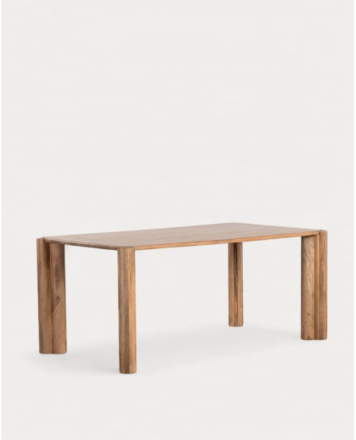 Table à Manger Rectangulaire avec Plateau en Manguier (174x91 cm) Ethel