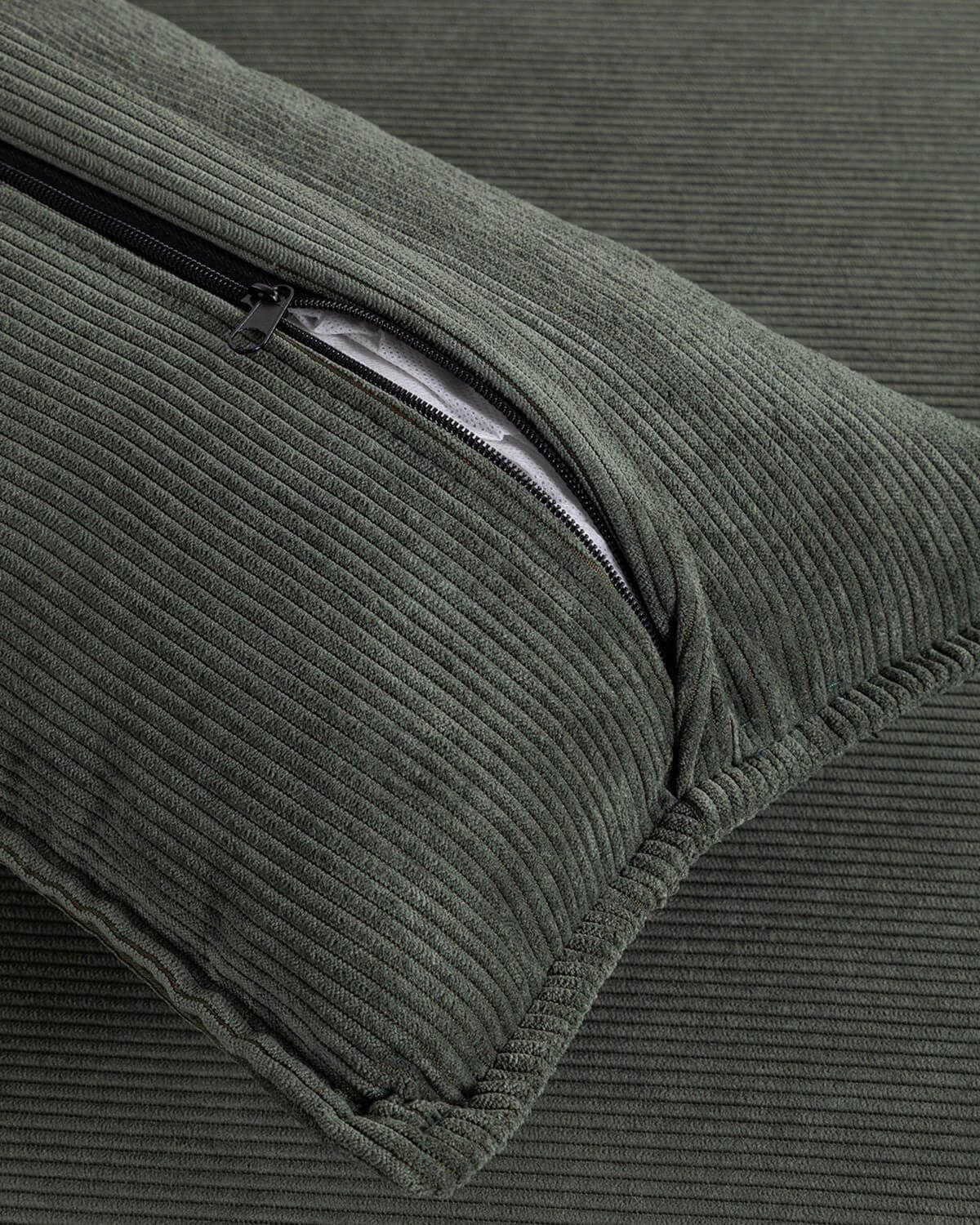 Module Chaise Longue Droite pour Canapé en Velours Côtelé Kilhe, image de la gelerie 6