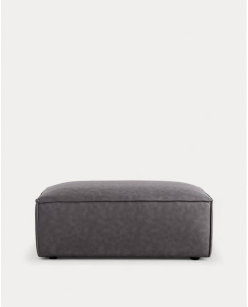 Module Pouf en Daim pour Canapé Kilhe